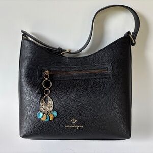 NANETTE LEPORE black bag with purse charm